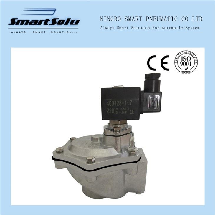 Integral Pilot Solenoid Impulse Valve With NBR Diaphragm 1-1/2
